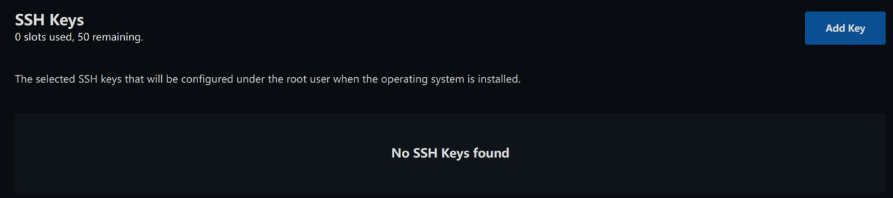 Step 6: SSH Key
